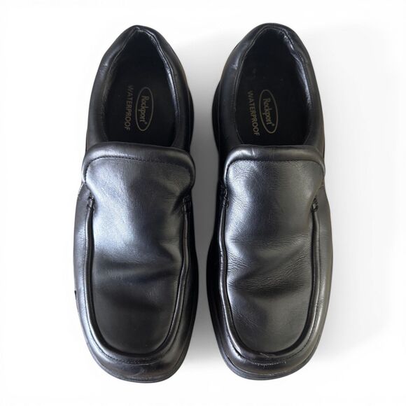 Rockport MW648 Leather Waterproof Slip On Shoes Mens 10W Black Comfort main image 5
